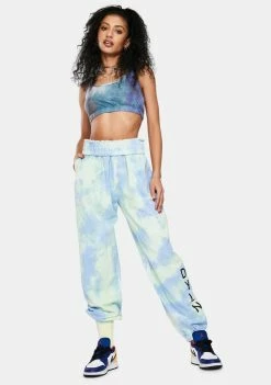 BY DYLN Hudson Tie Dye Track Pants