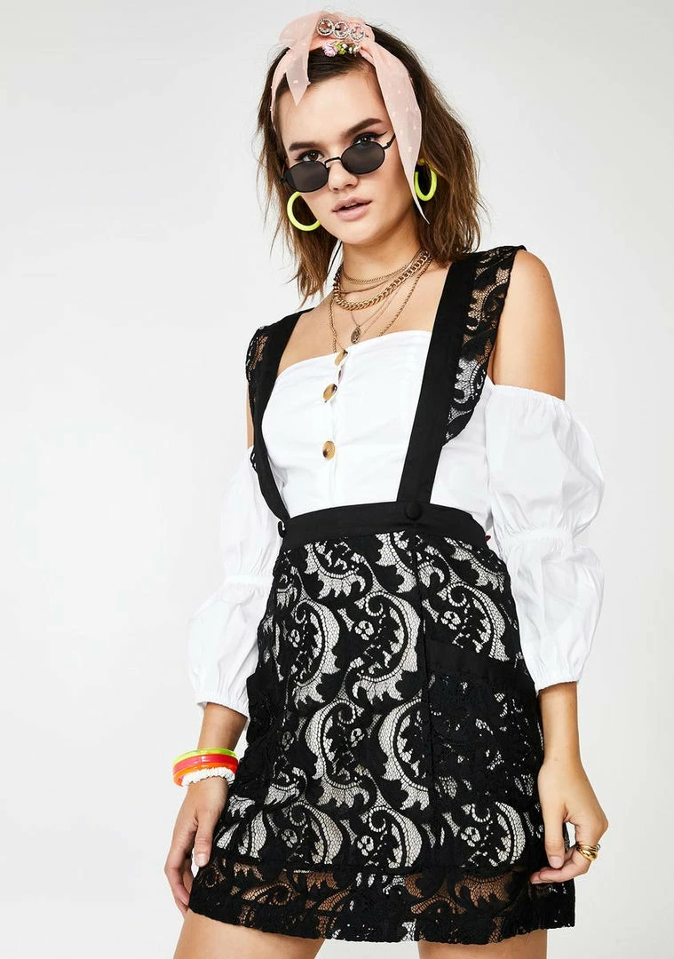 Jawbreaker Love Eclipse Suspender Skirt