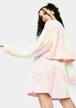 BY DYLN Bottoms Lilac Lincoln Track Shorts