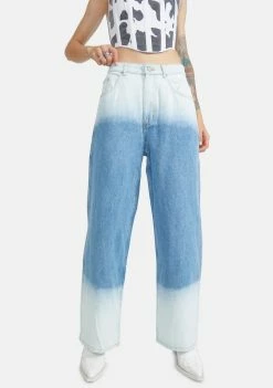 BY DYLN Billie Wide Leg Jeans Bottoms