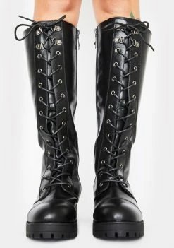 Dirty Laundry Boots & Booties Devilish Delinquent Knee High Boots
