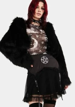 Jawbreaker Pentagram Mini Skirt
