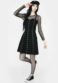 Jawbreaker Dresses Wild West Eyelet Mini Dress
