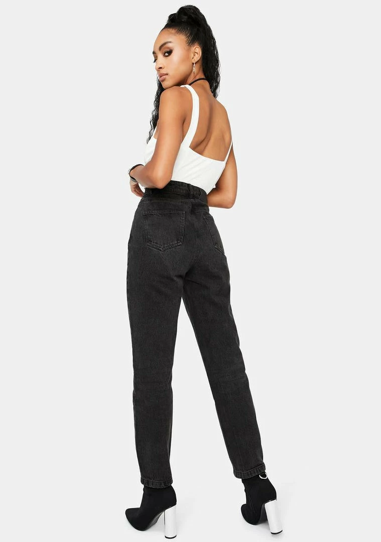 BY DYLN Harlow Mom Jeans Bottoms