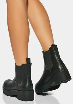 Dirty Laundry Maps Platform Chelsea Boots