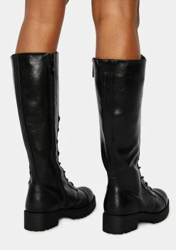 Dirty Laundry Vandal Tall Combat Boots