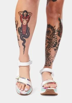 Dirty Laundry Gleam Sandals