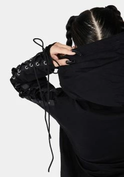 Jawbreaker Laced Up Zip Up Hoodie