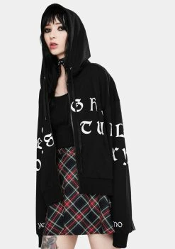 Jawbreaker Ouija Print Graphic Hoodie
