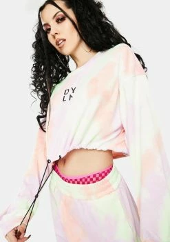 BY DYLN Ollie Cropped Sweater Tops