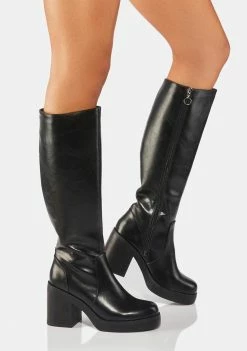 Dirty Laundry Go Girl Platform Knee High Boots