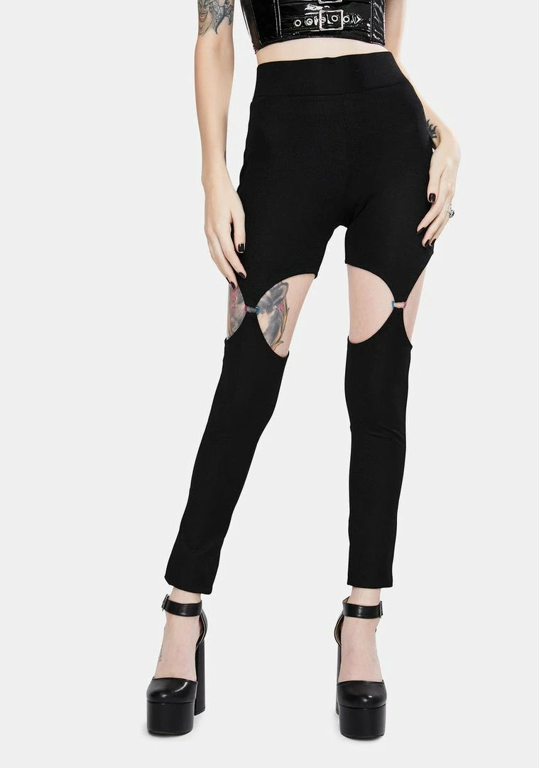 Jawbreaker Bottoms Disco Sucks Harness Leggings