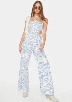 BY DYLN Swirl Ivan Corset Top Tops