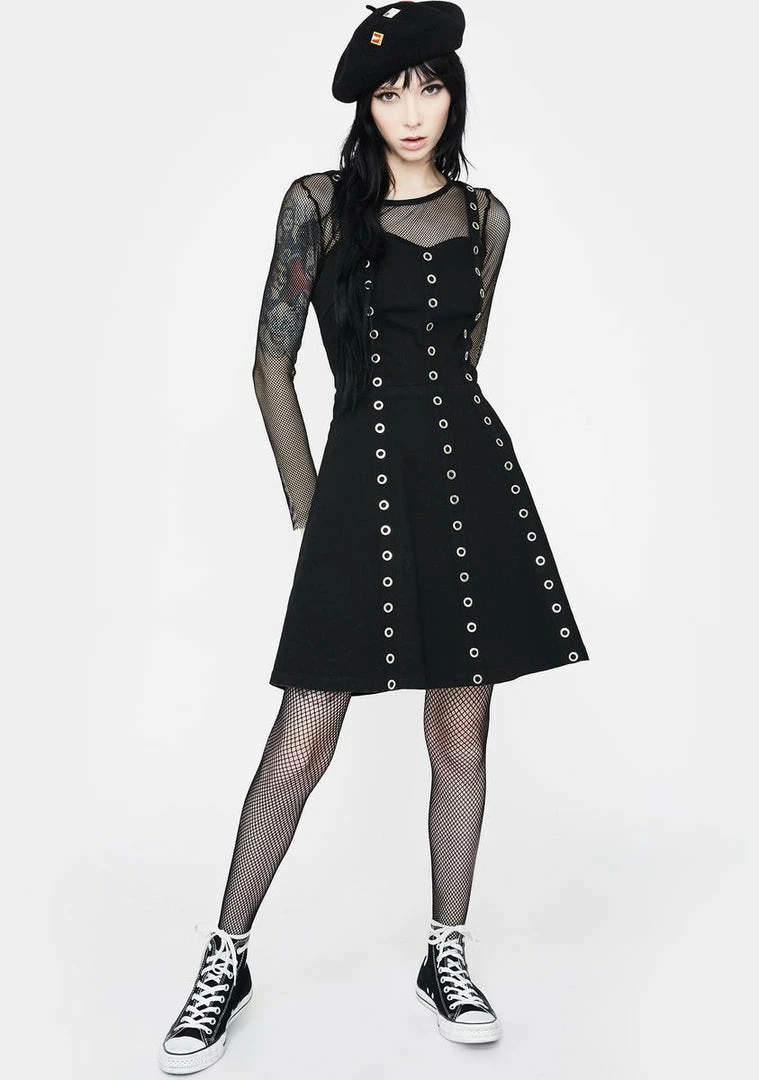 Jawbreaker Dresses Wild West Eyelet Mini Dress