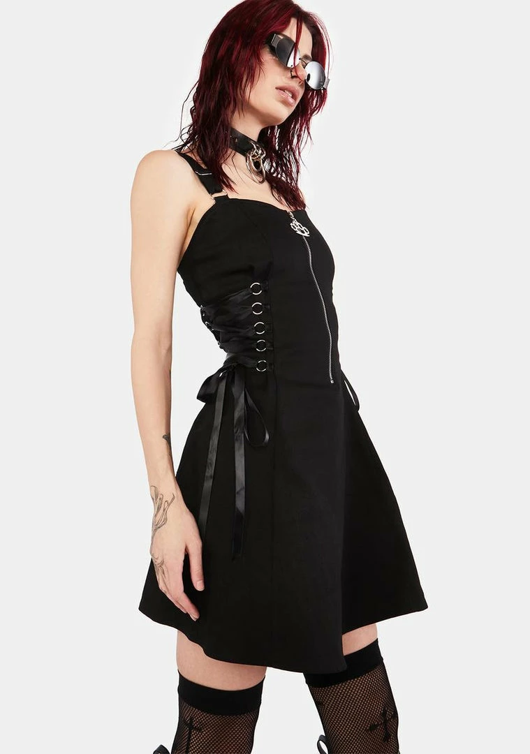 Jawbreaker Cocktail Dresses Laced Sides Dress