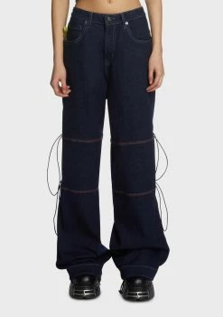 Basic Pleasure Mode Bella Cargo Jeans Bottoms