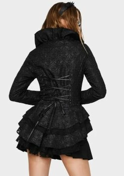 Jawbreaker Brocade Corset Jacket Outerwear