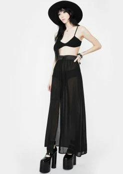 Jawbreaker Vamp Chiffon Maxi Skirt