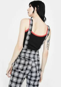 Jawbreaker Check The Boxes Skinny Trousers