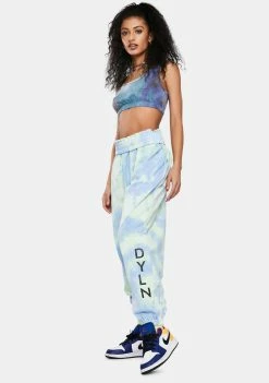 BY DYLN Hudson Tie Dye Track Pants