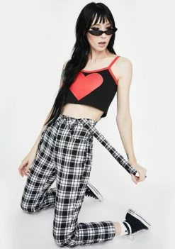 Jawbreaker Check The Boxes Skinny Trousers