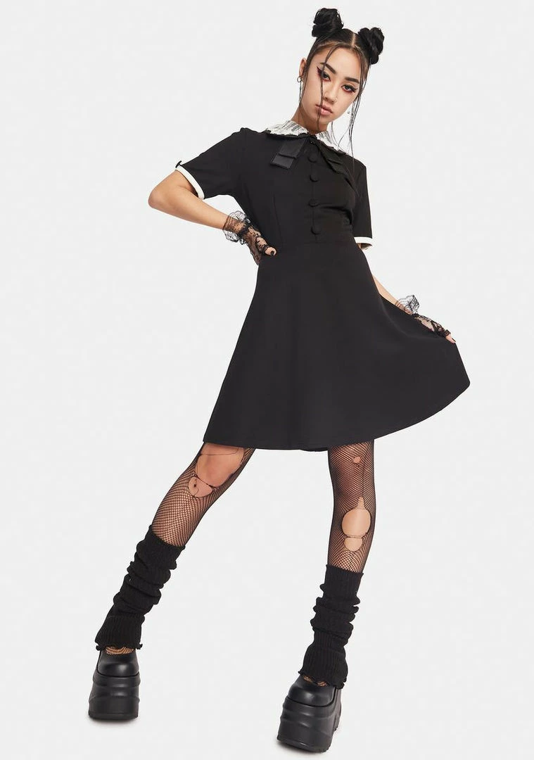 Jawbreaker Lace Collar Dress