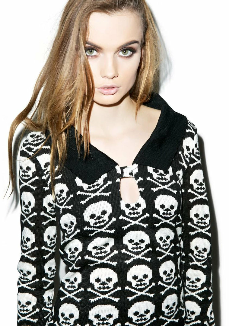 Jawbreaker Skull N' Crossbonez Sweater Tops