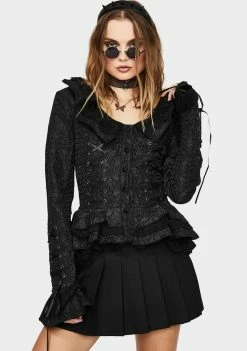Jawbreaker Brocade Corset Jacket Outerwear