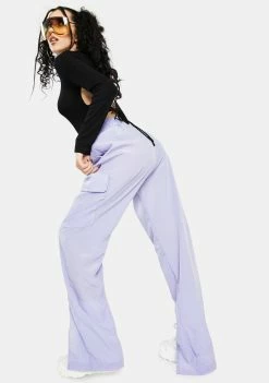 BY DYLN Lilac Josephine Track Pants Bottoms