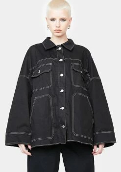 BY DYLN Cooper Denim Jacket Outerwear