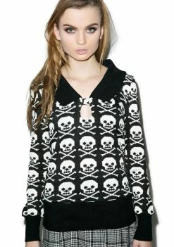 Jawbreaker Skull N' Crossbonez Sweater Tops