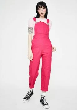 Jawbreaker Candy Rolled Cuff Overalls