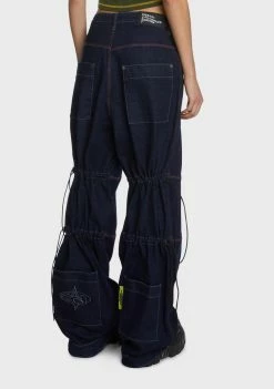 Basic Pleasure Mode Bella Cargo Jeans Bottoms