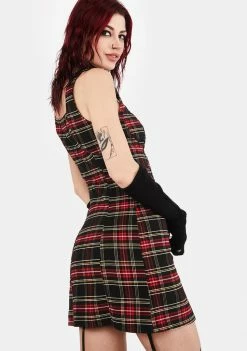 Jawbreaker Disgraced Tartan Dress Dresses