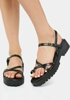 Cheap ๐งจ Dirty Laundry Rhoni Strappy ๐ฉด Sandals ๐ 7 Dirty Laundry Rhoni Strappy Sandals