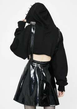 Jawbreaker Vinyl Overall Mini Dress