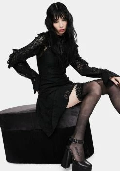 Jawbreaker Dark Dreams Lace Skater Dress