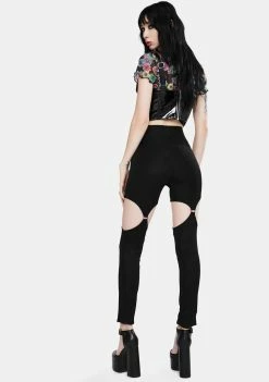 Jawbreaker Bottoms Disco Sucks Harness Leggings