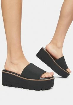 Dirty Laundry Pivot Platform Slide Sandals