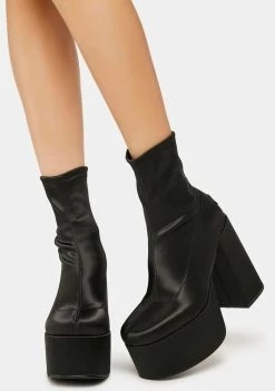 NOKWOL Platform Boots Inferno Platform Ankle Boots