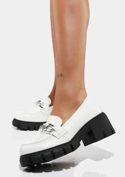 Dirty Laundry White Nirvana Oxfords