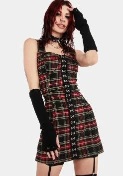 Jawbreaker Disgraced Tartan Dress Dresses