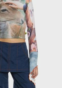 Basic Pleasure Mode Tops Wonderland Long Sleeve Top