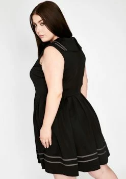 Jawbreaker Plus Sailor Goth Mini Dress