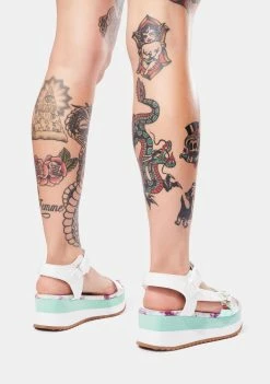 Dirty Laundry Gleam Sandals