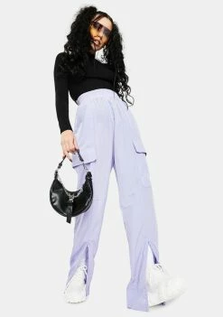 BY DYLN Lilac Josephine Track Pants Bottoms