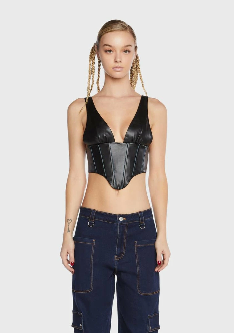 BY DYLN Tay Corset Top