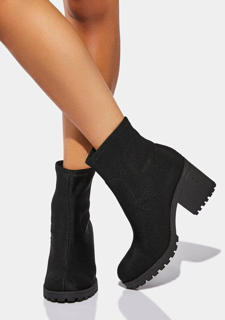 Dirty Laundry Lizzie Heeled Ankle Boots