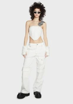 BY DYLN Fargo Cargo Jeans