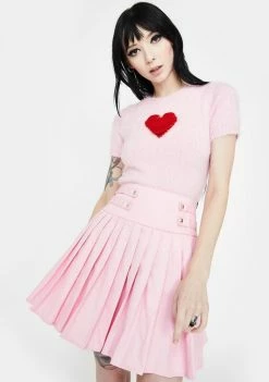 Jawbreaker My Sweetheart Pleated Mini Skirt